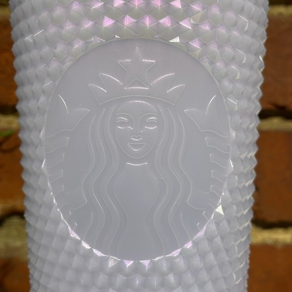 Starbucks Iridescent Icy White/ Lavender Studded Tumbler 24oz - Picture 5 of 5
